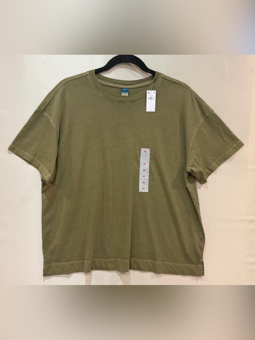 Old Navy Vintage Tee Olive Women’s M Short Sleeve T-Shirt 537388-20-1